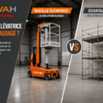 Nacelle élévatrice vs échafaudage : comparatif coût, sécurité et productivité